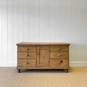 An English Country 6 Drawer Pine Buffet or Sideboard