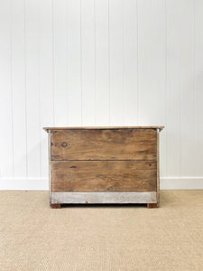 An Antique Green Painted Pine Cupboard c1900