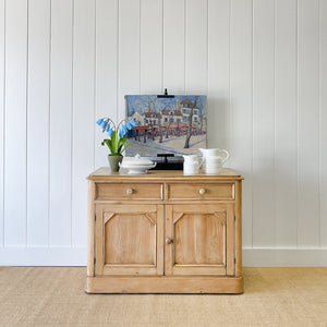 An Antique English Pine Sideboard c1890