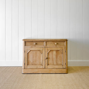 An Antique English Pine Sideboard c1890