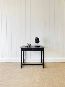 An Ebonized Georgian Mahogany Side Table or Nightstand