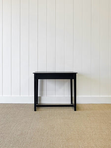 An Ebonized Georgian Mahogany Side Table or Nightstand