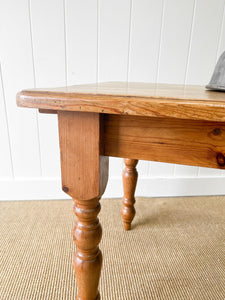 A Vintage English Country 6ft Dining Table