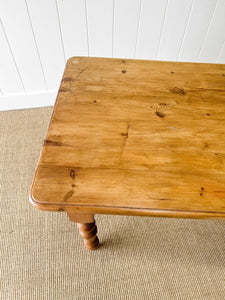 A Vintage English Country 6ft Dining Table