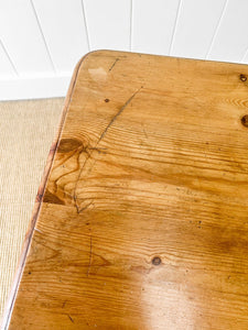 A Vintage English Country 6ft Dining Table
