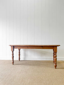 A Vintage English Country 6ft Dining Table