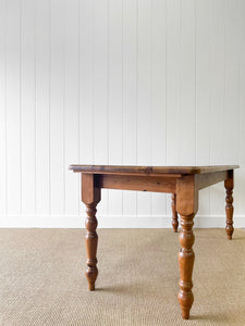 A Vintage English Country 6ft Dining Table