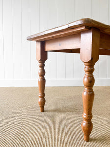 A Vintage English Country 6ft Dining Table