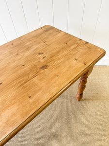A Vintage English Country 6ft Dining Table