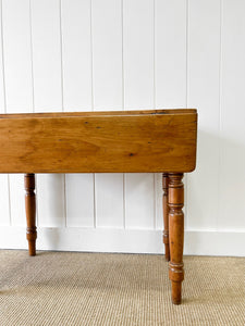 An English Country Pine Pembroke Drop Leaf Table