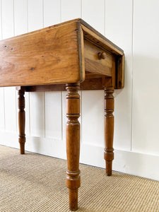 An English Country Pine Pembroke Drop Leaf Table