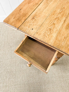 An English Country Pine Pembroke Drop Leaf Table
