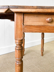 An English Country Pine Pembroke Drop Leaf Table