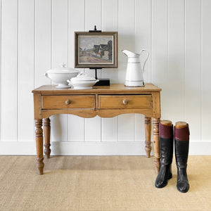 An Antique English Console Table