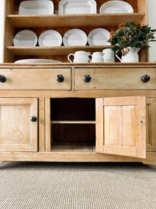 A 19th Century Pine Dresser or Cupboard