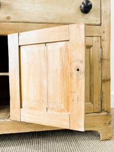 A 19th Century Pine Dresser or Cupboard