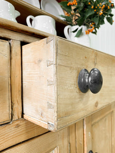 A 19th Century Pine Dresser or Cupboard