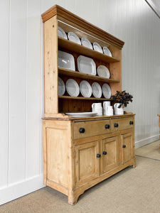 A 19th Century Pine Dresser or Cupboard