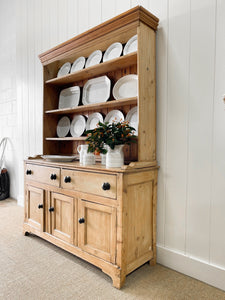 A 19th Century Pine Dresser or Cupboard