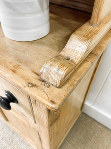 A 19th Century Pine Dresser or Cupboard