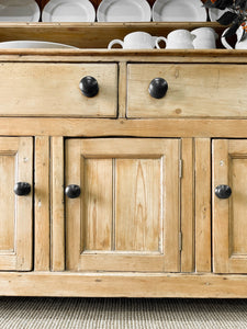 A 19th Century Pine Dresser or Cupboard