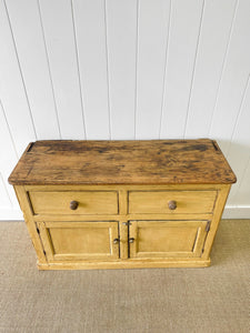 An Early 19th Century English Pine Sideboard