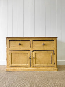 An Early 19th Century English Pine Sideboard