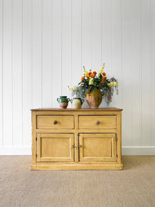 An Early 19th Century English Pine Sideboard