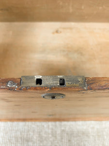 An English Pine Mule Chest Trunk or Blanket Box c1850