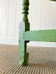 A Period English Oak Painted Country Drop Leaf Gate Leg Table