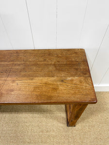 An Antique English Country Teak Top 10ft Sideboard or Server