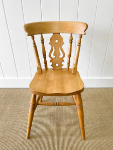 A Set of 6 Fiddleback Chairs
