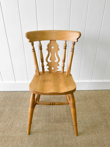 A Set of 6 Fiddleback Chairs