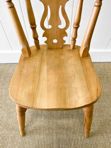 A Set of 6 Fiddleback Chairs