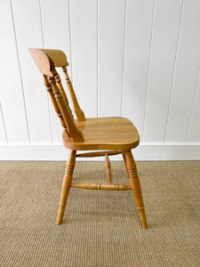 A Set of 6 Fiddleback Chairs
