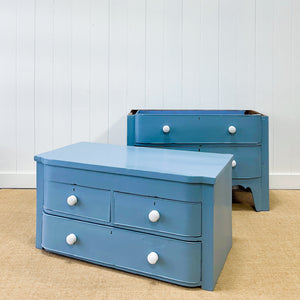 An Antique Painted Chest of Drawers Dresser