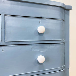 An Antique Painted Chest of Drawers Dresser