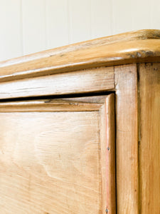 A Tall 19th Century English Chest of Drawers/Dresser