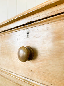 A Tall 19th Century English Chest of Drawers/Dresser