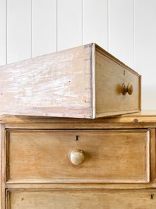 A Tall 19th Century English Chest of Drawers/Dresser