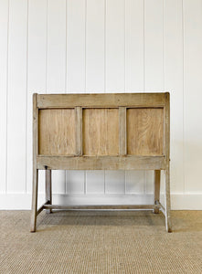 A Good 19th Century English Bleached Oak Settle