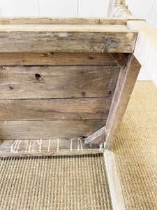 A Good 19th Century English Bleached Oak Settle