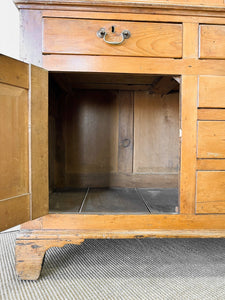 An Extravagant 19th Century Pine Welsh Dresser or Cupboard