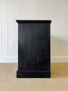 An Ebonized Pine Chest of Drawers Dresser c1890