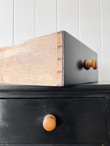An Ebonized Pine Chest of Drawers Dresser c1890