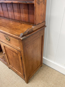 A Early 19th Century Pine Welsh Dresser or Cupboard