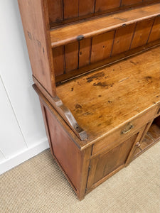 A Early 19th Century Pine Welsh Dresser or Cupboard