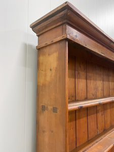 A Early 19th Century Pine Welsh Dresser or Cupboard