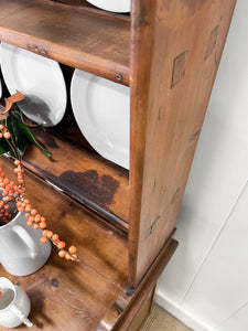 A Early 19th Century Pine Welsh Dresser or Cupboard