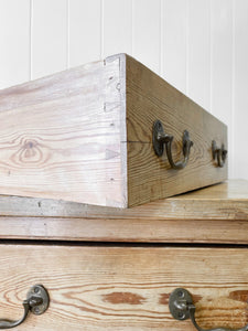 An Antique English Pine Sideboard c1890